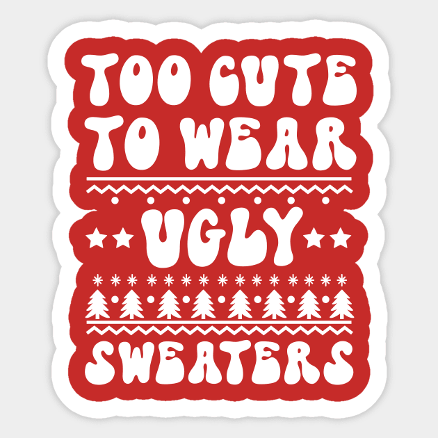 Ugly Sweaters Sticker by AdultSh*t